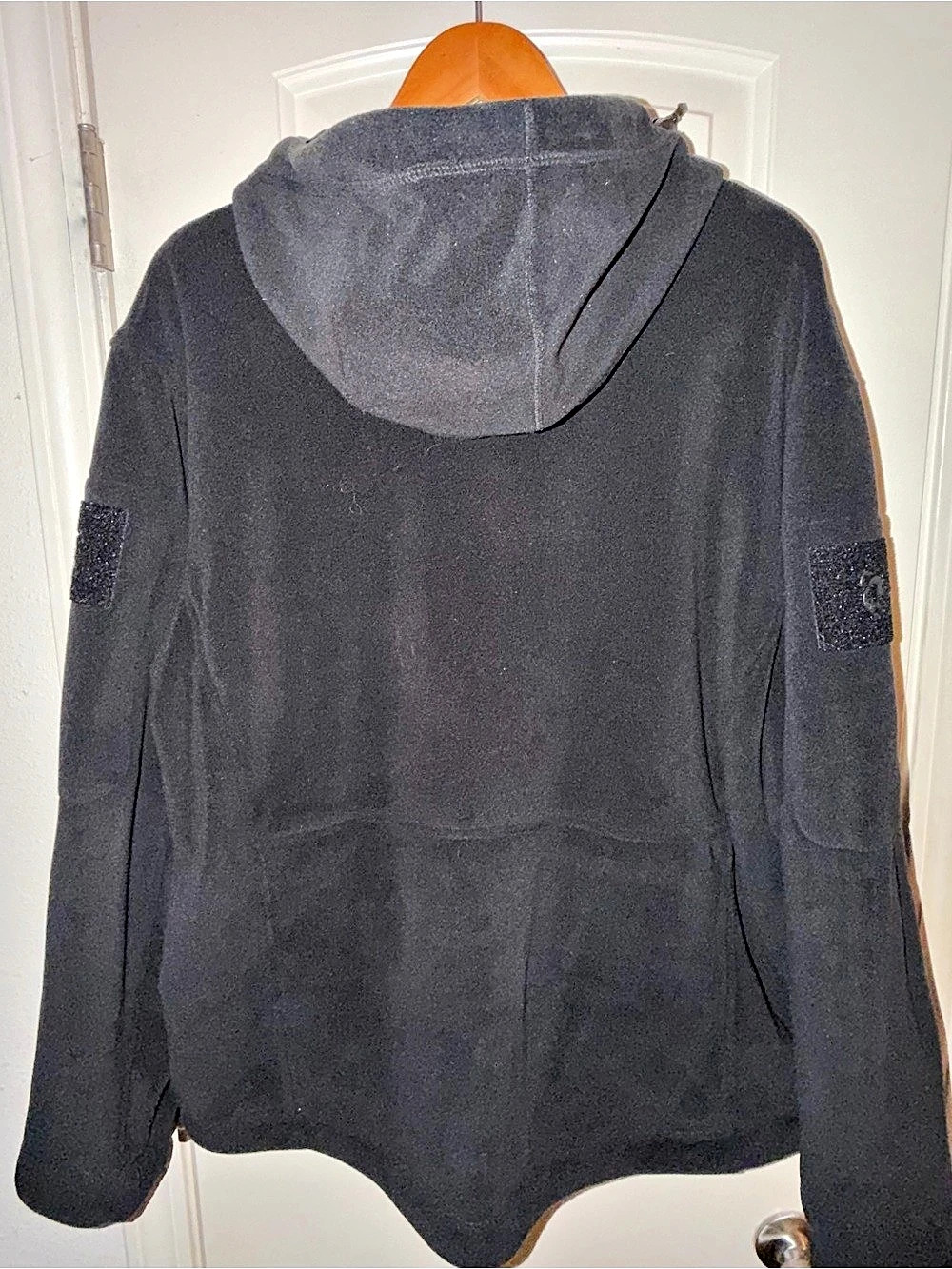 Bearskin Men's Black Hooded Fleece Performance Jacket - Picture 2 of 6